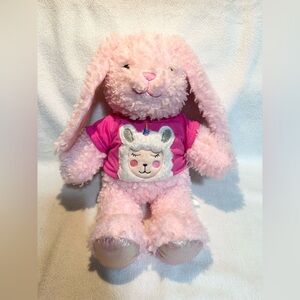 Build a Bear Workshop Pink Fluff Pawlette Bunny
